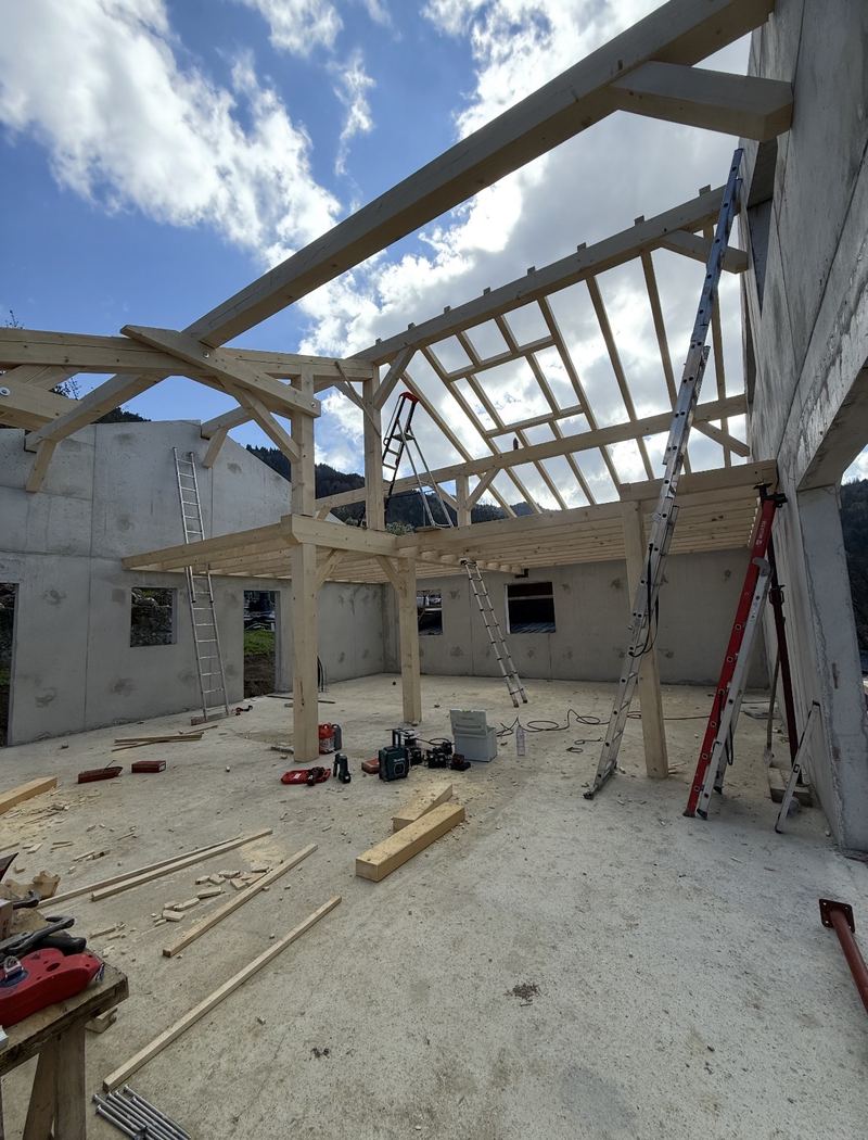 Rénovation de grange alpine